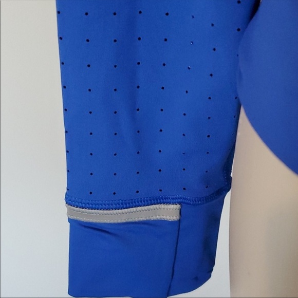 Lululemon Long Sleeve Shirt Royal Blue 6 Running Athletic Top - Picture 2 of 5